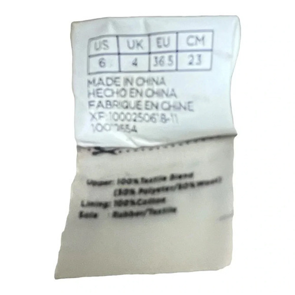 TOMS‎ RED PLAID FELT ON LEATHER ALPARGATA FLAT SLIP-ON SHOES WOMEN'S SIZE 6 - Picture 11 of 11